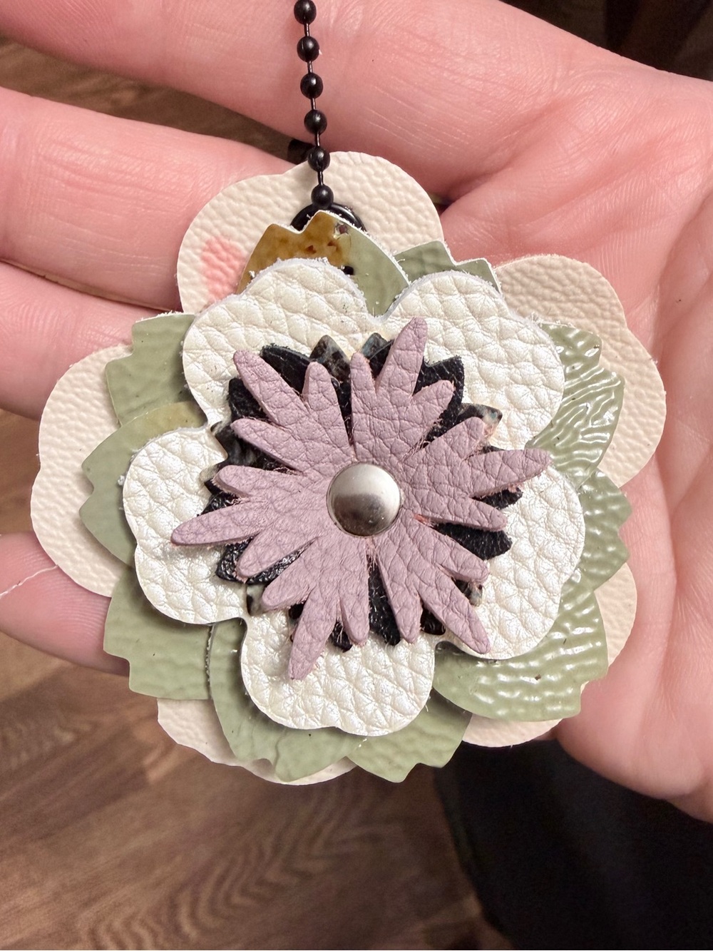 Handmade Floral Bag Charm